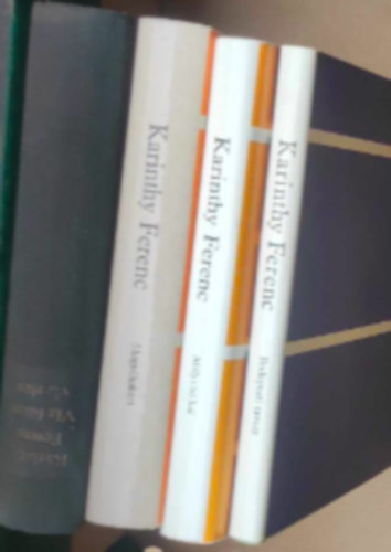 Karinthy Ferenc - 4 db Karinthy Ferenc könyv: - Mélyvízi hal - Magnóliakert - Budapesti tavasz - Víz fölött, víz alatt