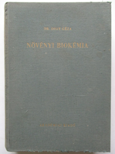 Dr. Doby Géza - Növényi biokémia