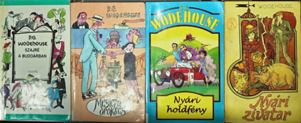 Pelham Grenville Wodehouse P. G. Wodehouse - (4db) Wodehouse könyvcsomag: Nyári holdfény / Nyári zivatar / Szajré a budoárban / Meglepő örökség