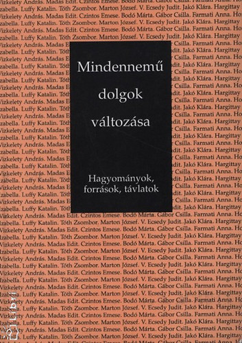 Mindennem dolgok vltozsa