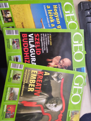 3db Geo magazin: A kreatív ember + Szelíd világuralom: Buddhizmus + Hogyan gyógyítja a lélek a testet? A belőlünk fakadó erő