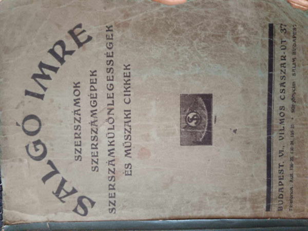 Salg� Imre �rjegyz�k 1930