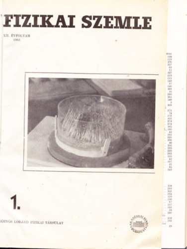 Fizikai Szemle, XII. vfolyam, 1962.