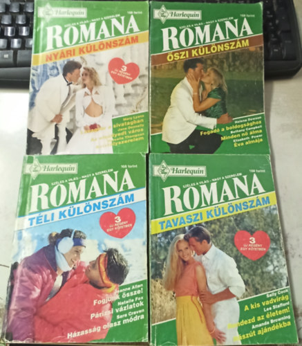 Sara Craven, Helena Dawson, Mary Lyons Natalie Fox - Romana különszám 1993. tavasz, nyár, ősz, tél