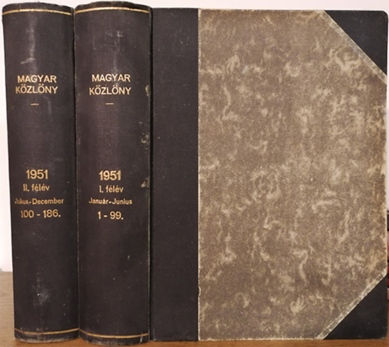 Magyar k�zl�ny 1951. I-II.