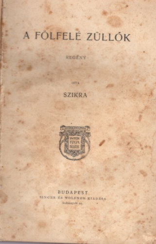 Gr�f Teleki S�ndorn� - A f�lfel�  z�ll�k ( Kende J�lia )