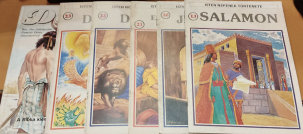 6 db kereszt�nys�g gyerekeknek: Salamon (13); Jeremi�s (16); Eszter �s Judit (21); D�niel (22-23); D�vid