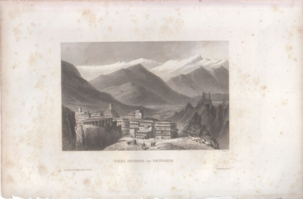 Thal Noukha im Kaukasus (18x28 cm lapm�ret� eredeti ac�lmetszet) - Azerbajdzs�n, �zsia