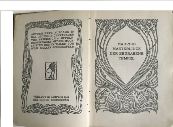 Maurice Maeterlinck - Der begrabene Tempel