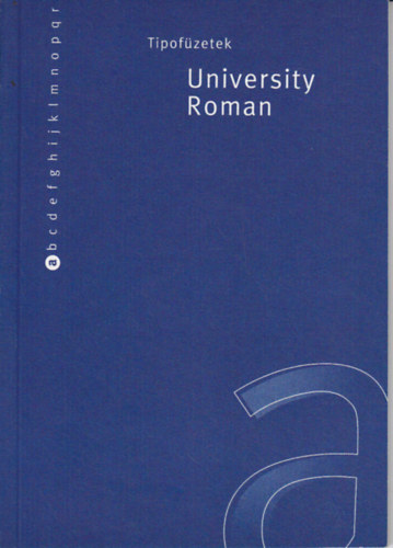 Tipofüzetek - University Roman