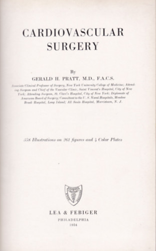 Geald H. Pratt - Cardiovascular Surgery (Kardiovaszkul�ris m�t�tek - angol nyelv�)