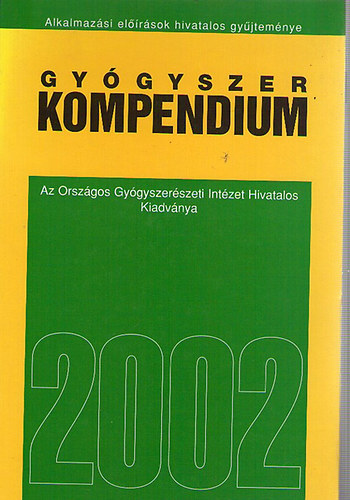 Gygyszer Kompendium 2002 / CD ROM mellklettel