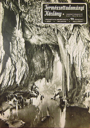 T�r� Imre  (szerk.) - Term�szettudom�nyi K�zl�ny 1959. 1-8. sz�m