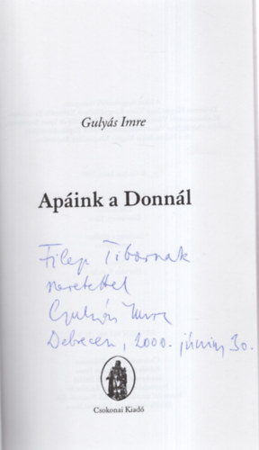 Gulys Imre - Apink a Donnl- Dediklt