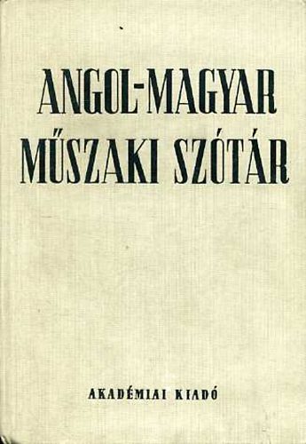 Nagy Ernő; Klár János - Angol-magyar műszaki szótár