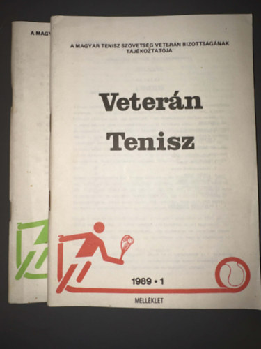 Eszterg�ly Gyula Az MTSZ Veter�n Bizotts�ga - Veter�n Tenisz 1989 1-2.