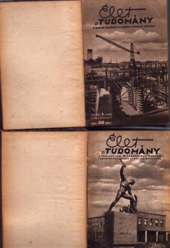 Csűrös Zoltán (főszerk.) - Élet és Tudomány 1953. VIII. évfolyam (teljes, két kötetben)