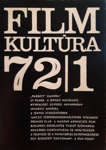 Filmkultra 72 teljes vfolyam (1-6)