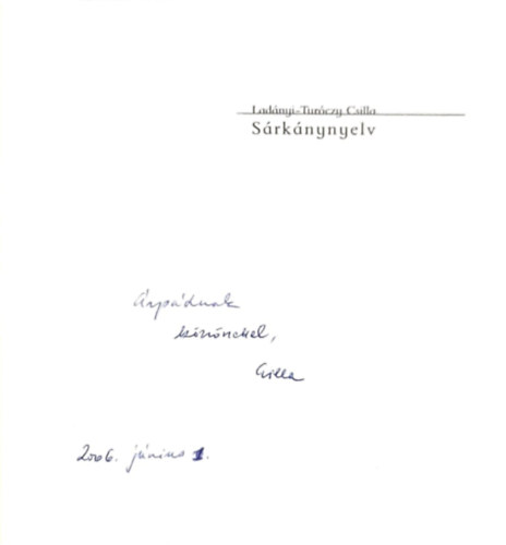Lad�nyi-Tur�czy Csilla - S�rk�nynyelv