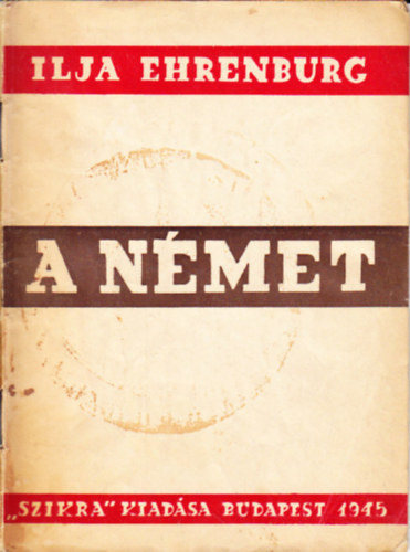 Ilja Ehrenburg - A nmet