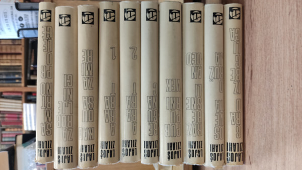 Lajos Zilahy Zilahy Lajos - Zilahy Lajos m�vei szerbhorv�t nyelven (10 k�tet)