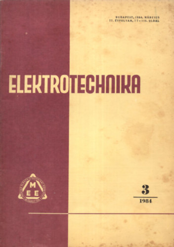 Kelemen Tibor (szerk.) - Elektrotechnika 3-7. sz�m (egy�tt)