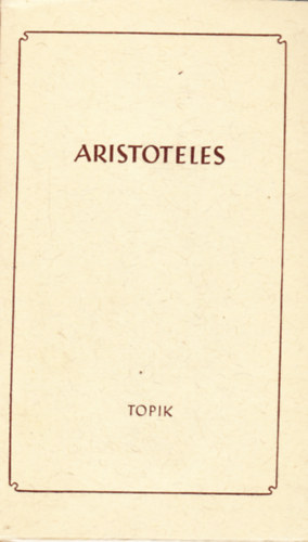 Aristoteles - Topik