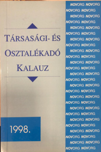 Dr. Pecze Ibolya - Trsasgi- s osztalkad kalauz 1998