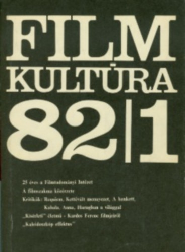 Filmkultra 1982 (teljes vfolyam,1-6szm)
