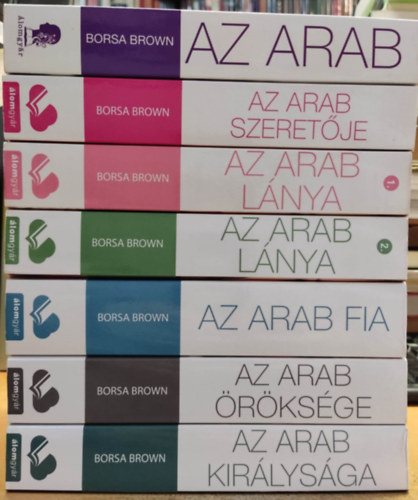 Borsa Brown - 7 db Borsa Brown: Az Arab +  Az Arab l�nya 1-2. + Az Arab fia + Az Arab szeret�je + Az Arab �r�ks�ge + Az arab kir�lys�ga