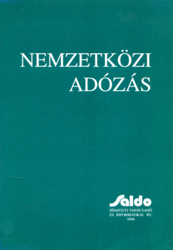 Dr. De�k D�niel - Nemzetk�zi ad�z�s