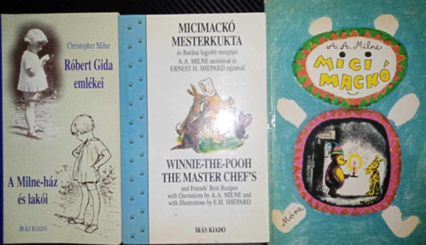 Christopher Milne A. A. Milne - Micimack knyvcsomag (3 ktet) Micimack - Micimack kuckja / Micimack mesterkukta s Bartai legjobb receptjei (angol-magyar ktnyelv) / Rbert Gida emlkei- A Milne-hz s laki