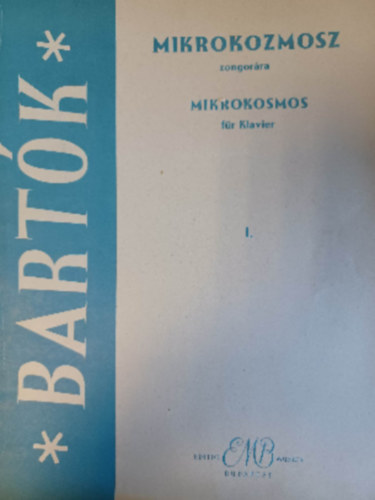 Mikrokozmosz zongorra I-II. Bartk