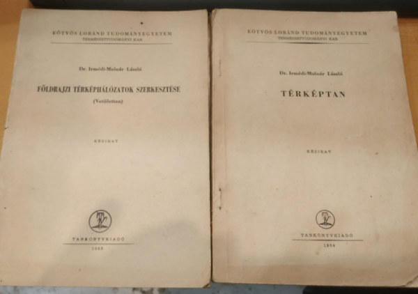 Irmdi-Molnr Lszl dr. - 2 db Fldrajzi trkphlzatok szerkesztse (Vetlettan) + Trkptan
