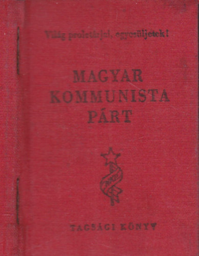 Magyar Kommunista P�rt tags�gi k�nyv