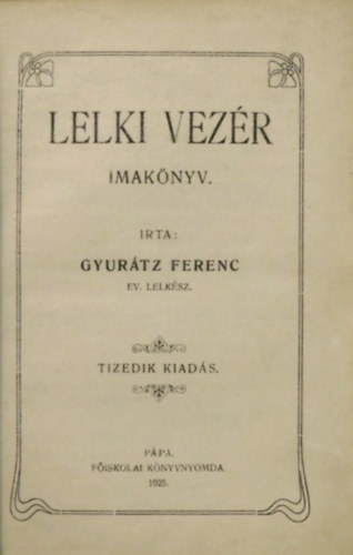 Lelki vezr (Imaknyv)