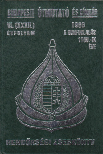 Dr. Szimeonov Todor - Budapesti �tmutat� �s C�mt�r -  Rend�rs�gi zsebk�nyv 1996.