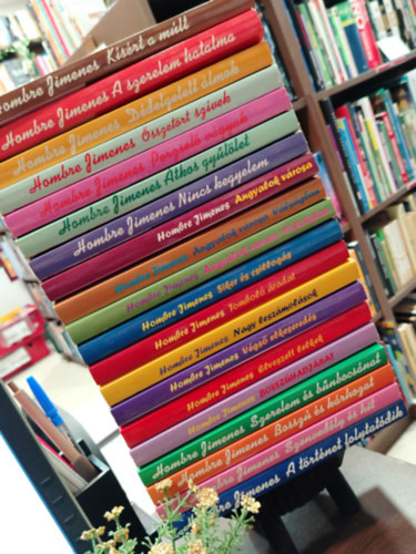 Hombre Jimenes - K�NYVMENT� AJ�NLAT 20 DB. Megveszem ezt a n�t sorozat. K�s�rt a m�lt, A szerelem hatalma, D�delgetett �lmok, �sszet�rt sz�vek, Perzsel� v�gyak, �tkos gy�l�let, Nincs kegyelem, Angyalok v�rosa, Angyalok v�rosa v�ls�gban, Angyalok