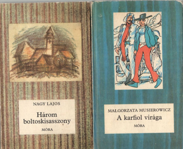 Palotai Boris, Mohs Lvia, Nagy Lajos, Malgorzata Musierowicz - 4 db Cskos knyv: A karfiol virga, Hrom boltoskisasszony, Klykk a jdsfa alatt, Viharos mennyorszg