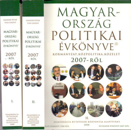 Sándor Péter - Vass László (szerk.) - Magyarország politikai évkönyve 2007-ről I-II. DVD-vel