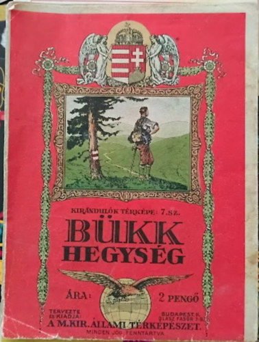Bükk hegység 1:50000. Kirándulók térképe 7. szám
