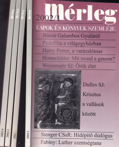 Mrleg - Lapok s knyvek szemlje - 38. vfolyam 2002/1-4