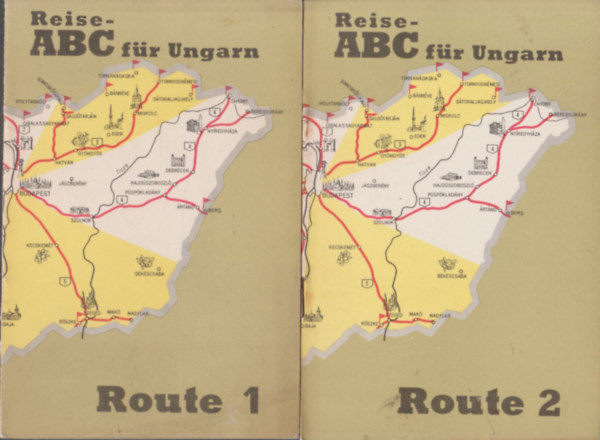 Magyarorszgi ti ABC autsok szmra (Reise-ABC fr Ungarn) Route 1-8 (8 db fzet)