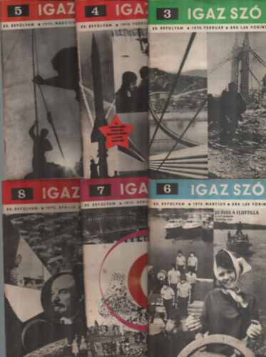 Komjáth Pál (főszerk.) - Igaz szó XV. évfolyam 1970/3-24. számok (22 db)