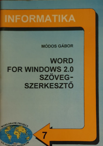 Mdos Gbor - Word for Windows 2.0 szvegszerkeszt