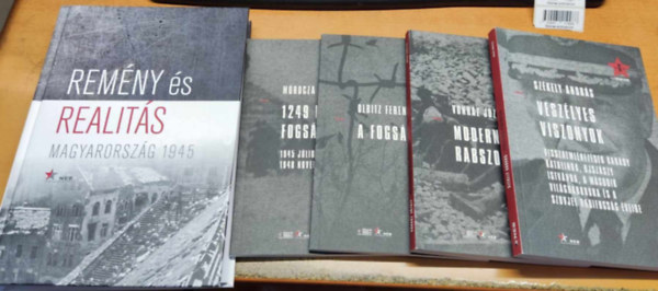 Szkely Andrs, Vonhz Jzsef, Olbitz Ferenc, Mrocza Kroly, Horvth Zsolt, Kiss Rka - 5 db Gulg knyv: 1249 nap fogsgban; A fogsg vei; Modernkori rabszolgasg; Remny s realits; Veszlyes viszonyok