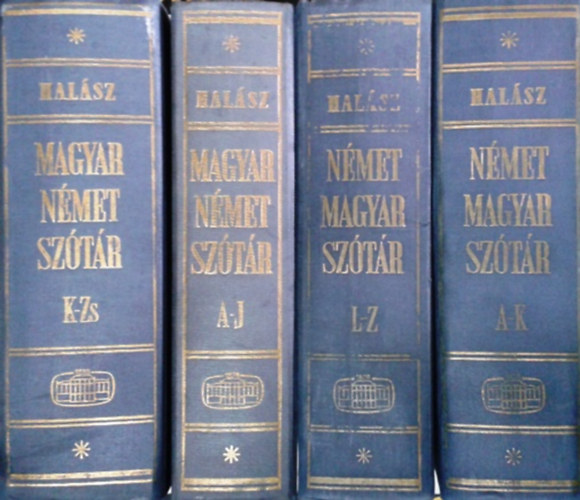 Halsz Eld - Magyar-nmet sztr I-II. - Nmet-magyar sztr I-II. (nagysztr, 4 ktet)