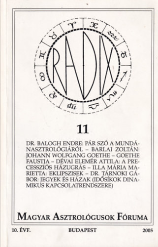 Magyar Asztrolgusok Fruma 11. (10. vf. 2005)