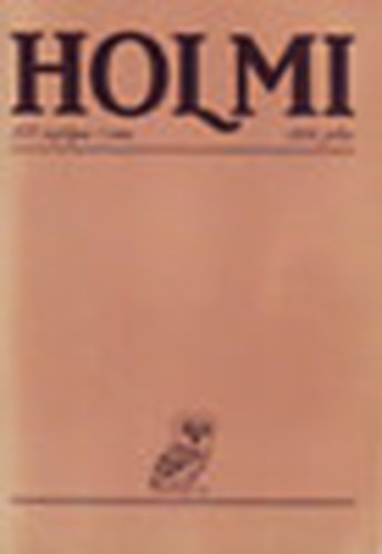 Holmi 1990 jlius II. vfolyam 7.szm