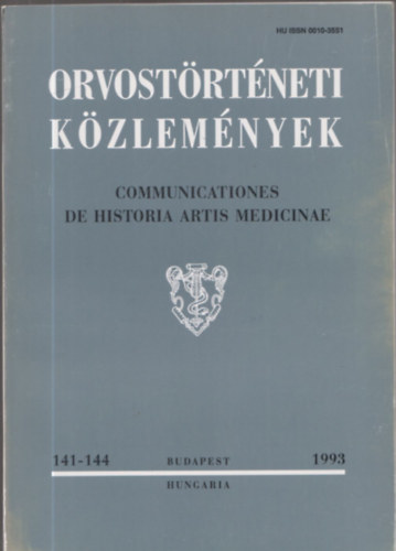 Orvost�rt�neti k�zlem�nyek 1993/141-144